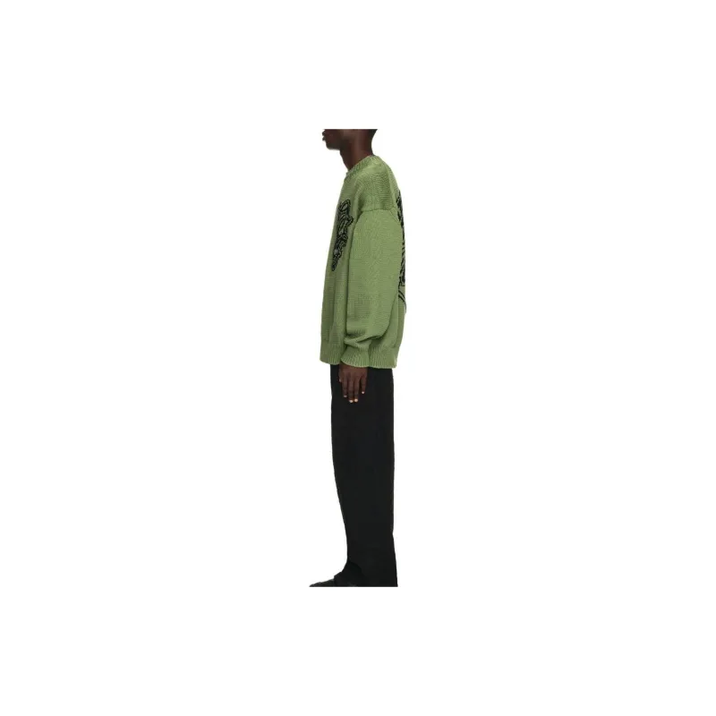 OFF WHITE SS24 Knitwear Regular Fit Men's Green-2