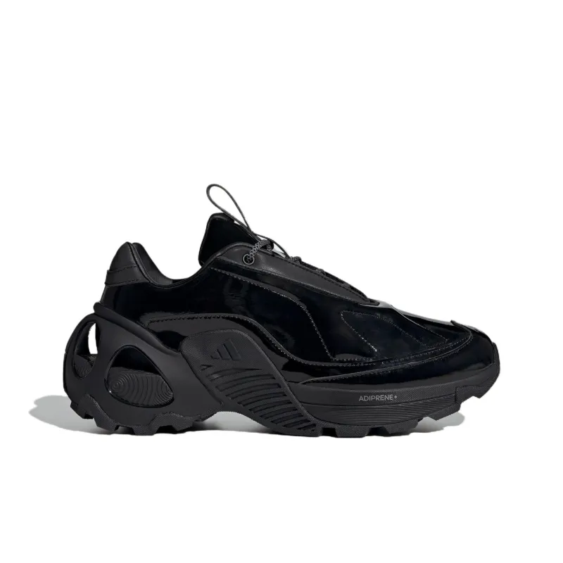 Adidas Wonder Runner Cushioned Slip Resistant Low Top Running Shoes Unisex Black-1