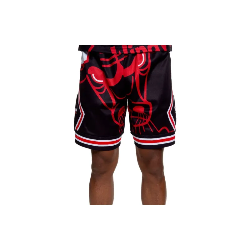 Mitchell & Ness Chicago Bulls Big Face Shorts-2