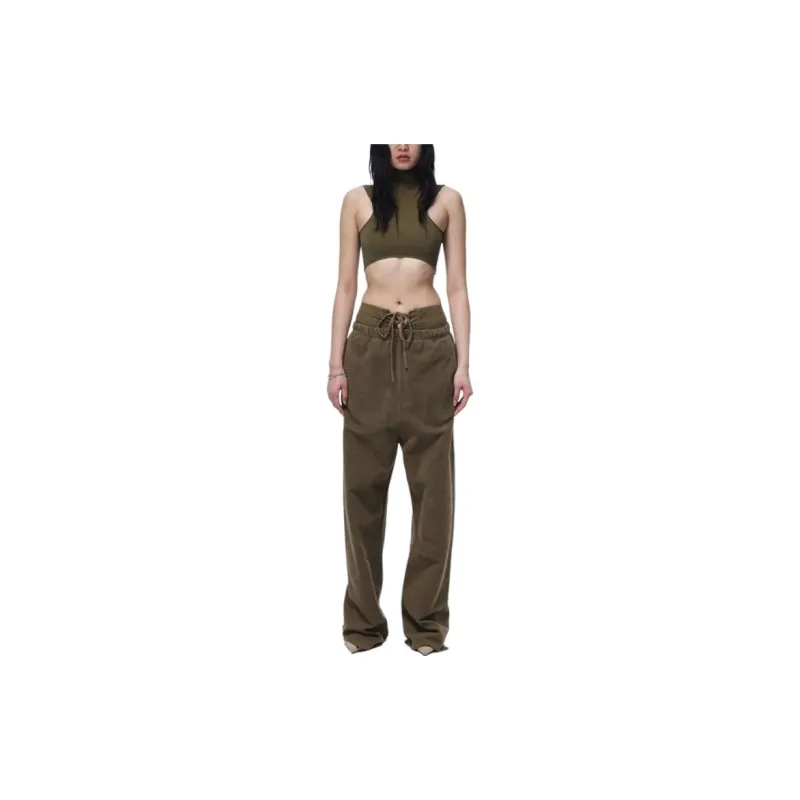 GREG ROSS Casual Pants Unisex Brown-1