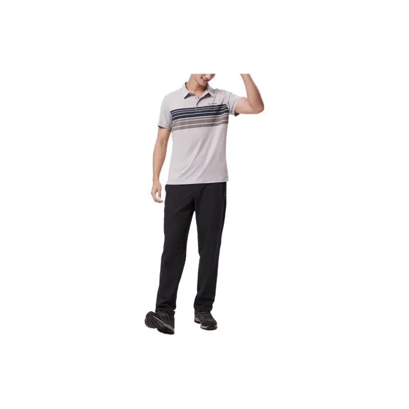 Columbia Polo Shirts Men Gray-2