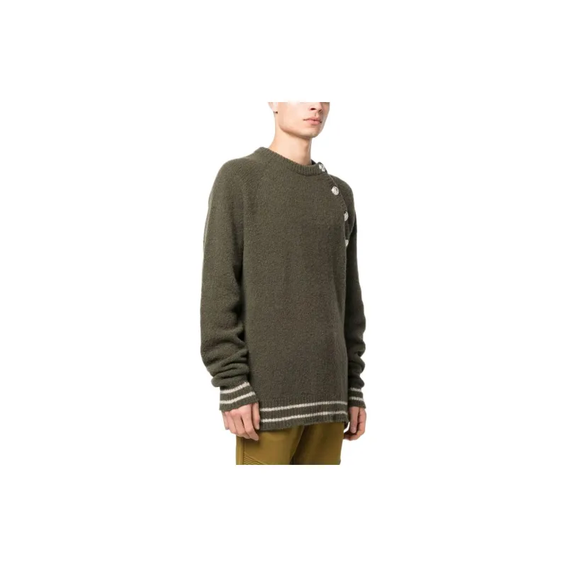 BALMAIN Cashmere Sweaters Men Green-3