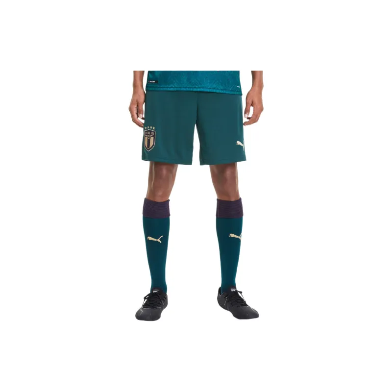PUMA FIGC RENAISSANCE Soccer Bottoms Men's Green-4