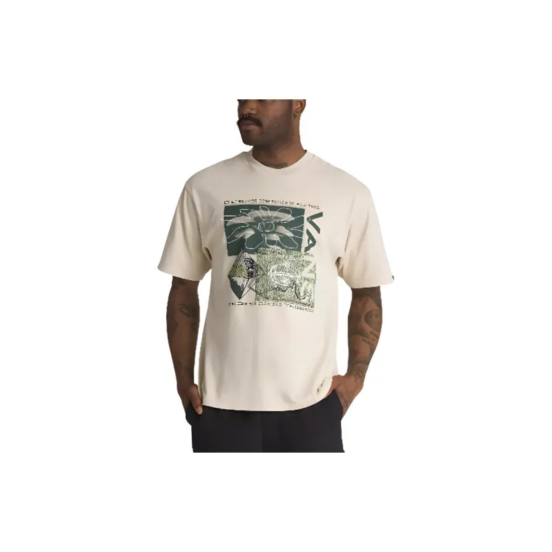Vans T-Shirts Men Beige-3