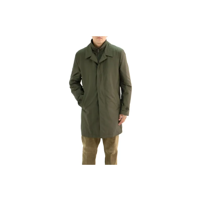FAY Double-layer Camp-collar Coat-4