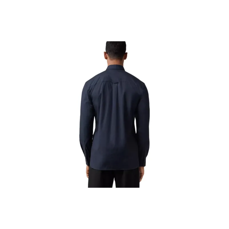 Burberry Logo Embroidered Long Sleeved Shirt-2