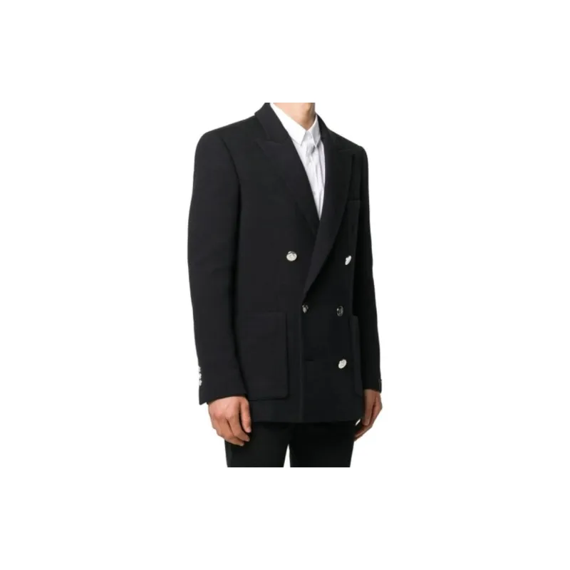 BALMAIN Jackets Coats Men's Black-1