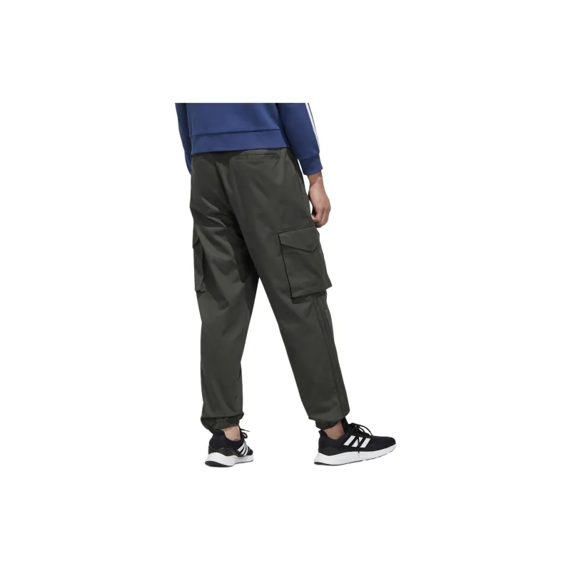 Adidas Neo Casual Pants Men's Deep Earth Brown-4