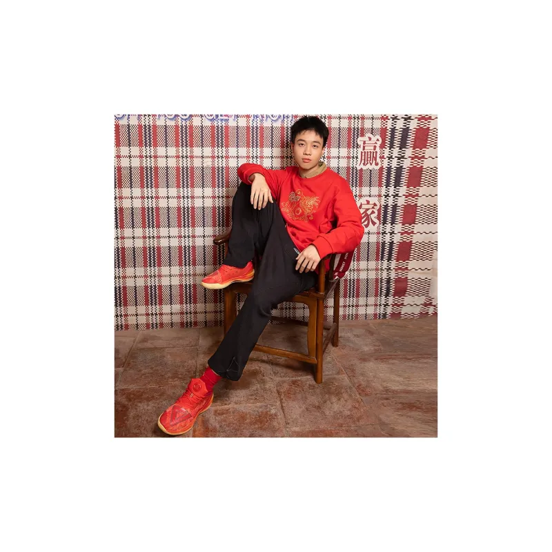 PEAK RIGHT Series Sweatshirts Unisex China Red-3