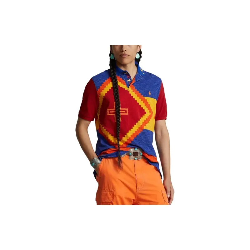 Polo Ralph Lauren PRL X Naiomi Glasses Mesh Shirt Polo Shirt Unisex Multicolor-1