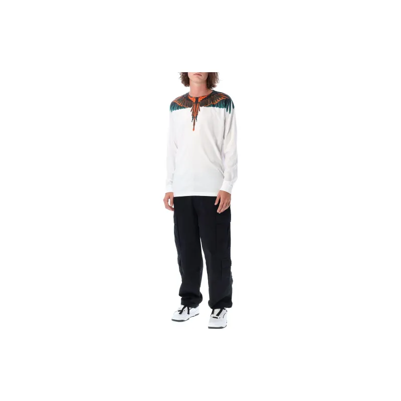 MARCELO BURLON COUNTY OF MILAN Icon Wings Long sleeve T shirt-3