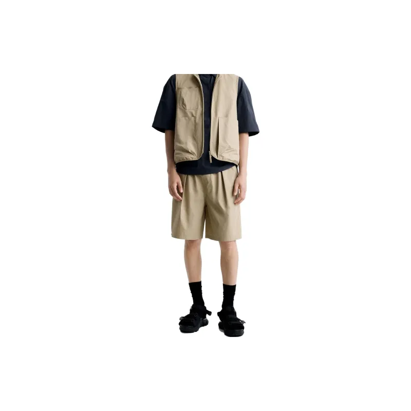 ZARA Casual Shorts Men Brown-2