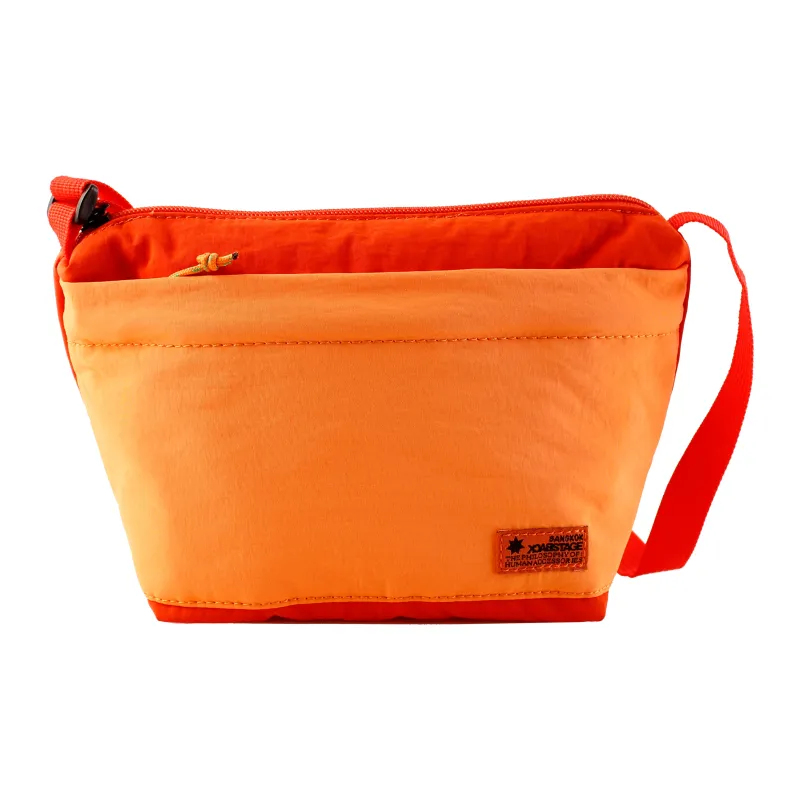 BACKSTAGE Polyamide Shoulder Bag Crossbody Bag Unisex Army Green/Orange/Yellow-1