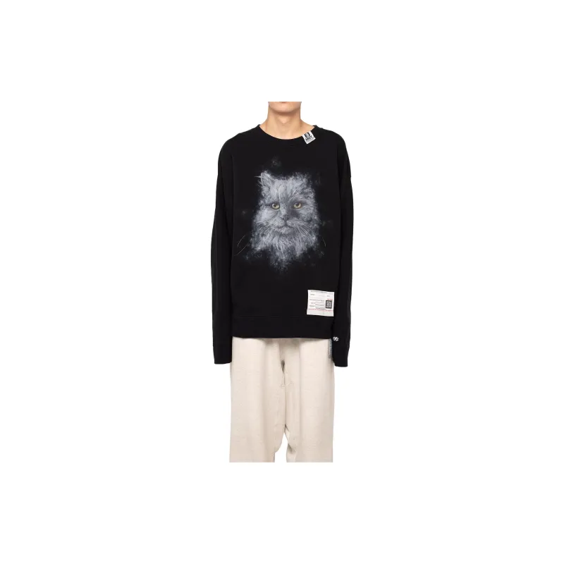 Maison Mihara Yasuhiro Cat print Sweatshirt-2