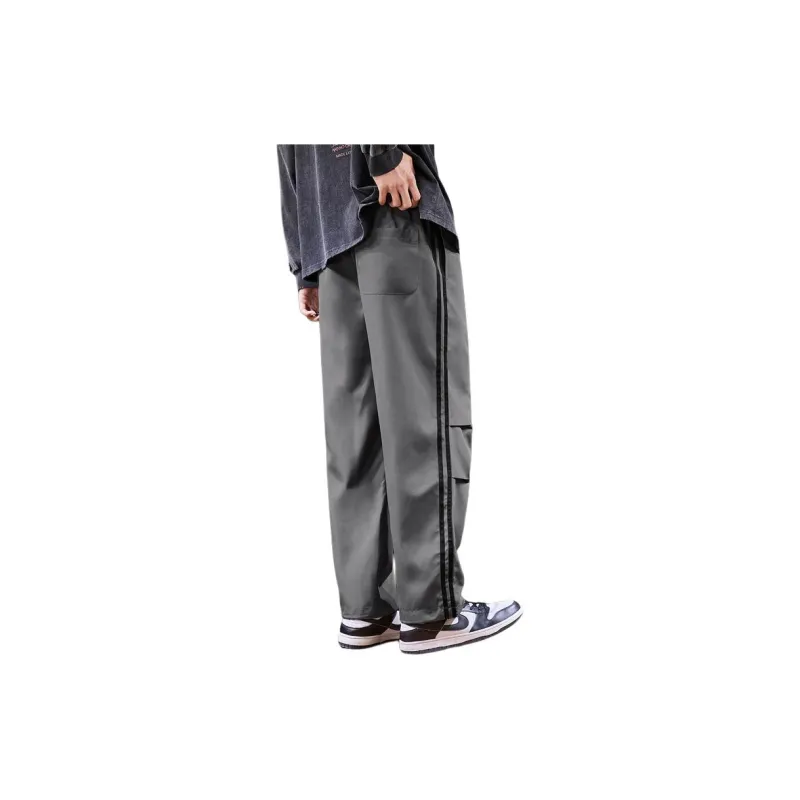Tonlion Cargo Pants Men's Medium Gray-2