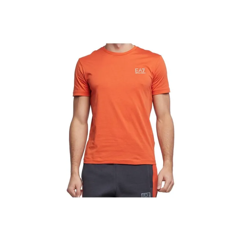 EMPORIO ARMANI T Shirts Men Orange Red-2
