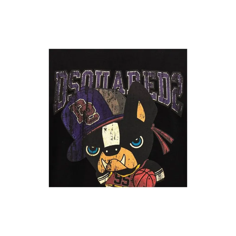 DSQUARED 2 Graphic Printed Crewneck T Shirt-2