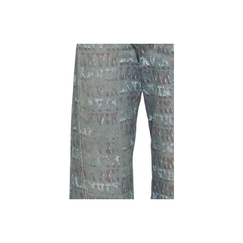 Lanvin X Future Logo print Jeans-6