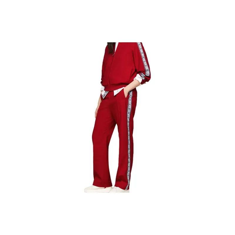 Tommy Hilfiger x CLOT Casual Pants Unisex Red-3