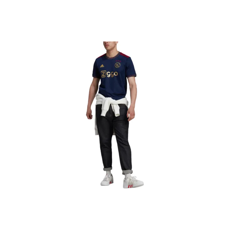 Adidas Soccer Jerseys Men Navy Blue-3