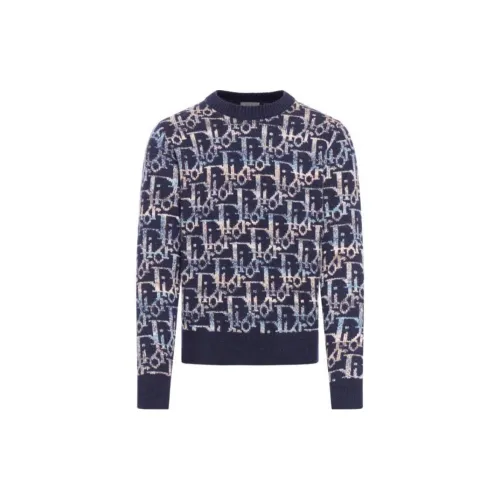 DIOR Sweaters Men Marine Blue