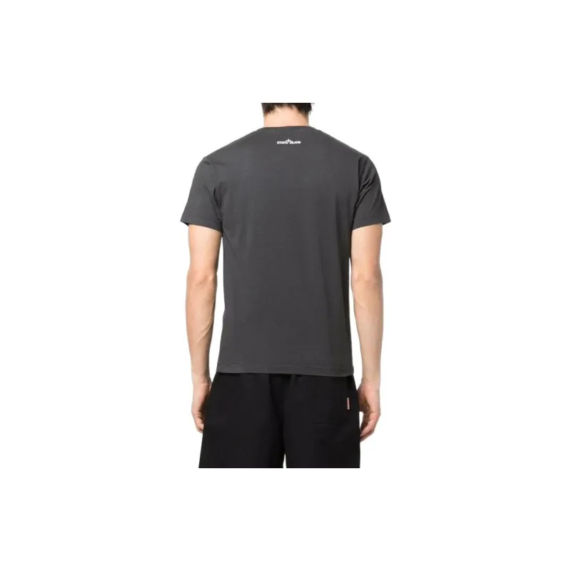 STONE ISLAND T Shirts Men Gray-3