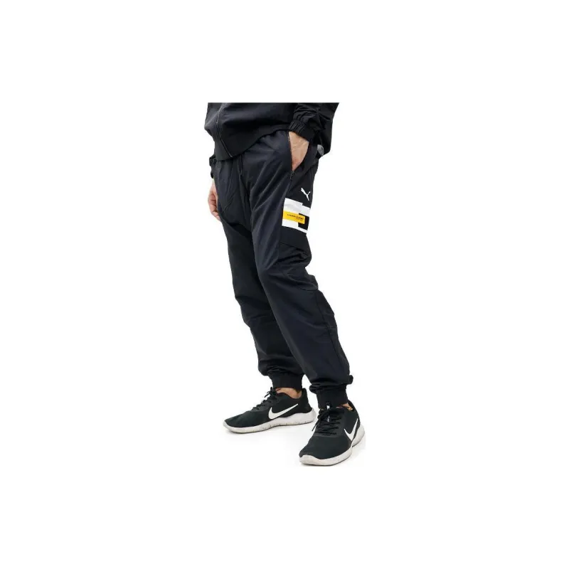PUMA Ferrari Sports Pants Men Black-3