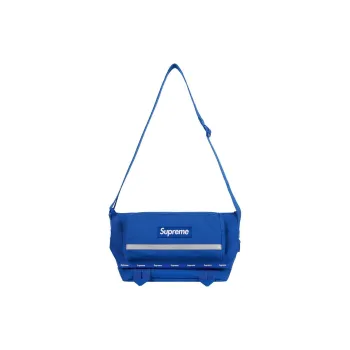 Supreme Nylon Messenger Bag Crossbody Bag Shoulder Bag Regular Unisex Blue/Black