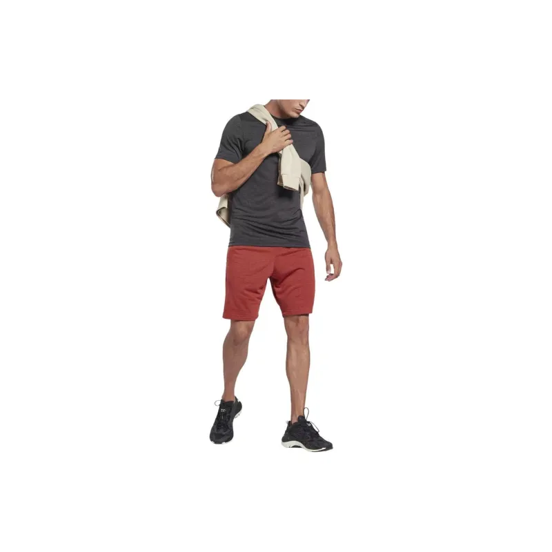 Reebok WOR MELANGE SHORT Casual Shorts Men's Red-4