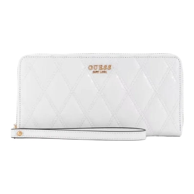 GUESS Artificial Leather Wallet Tubas Women's White-0