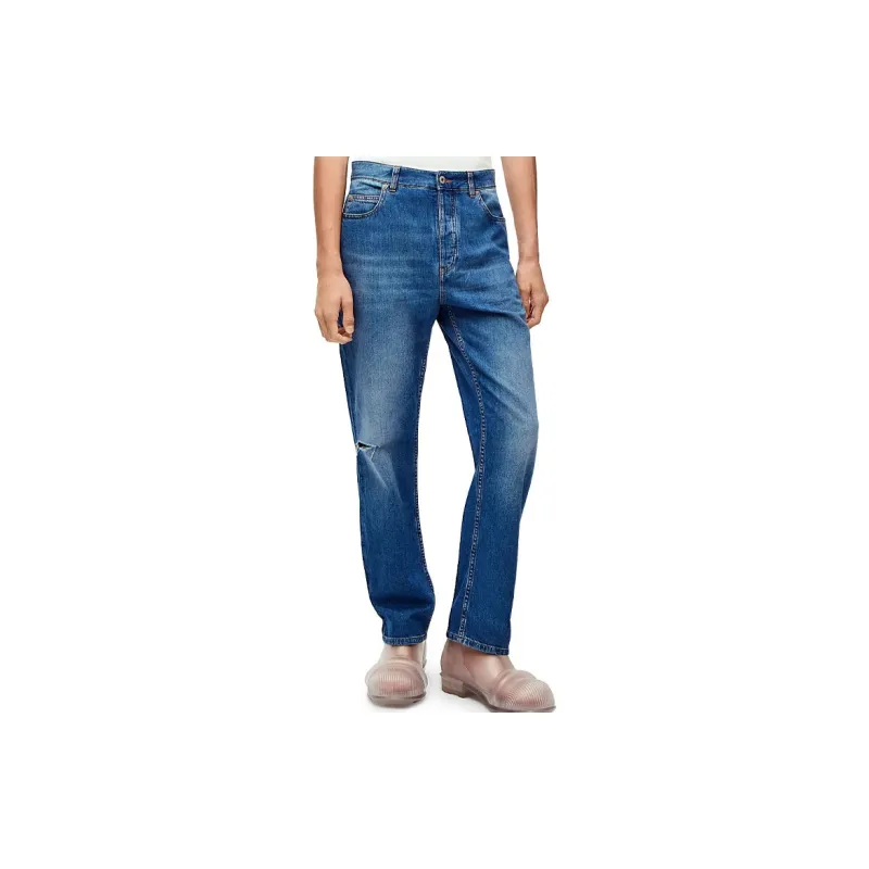 LOEWE Washed Denim Jeans-3