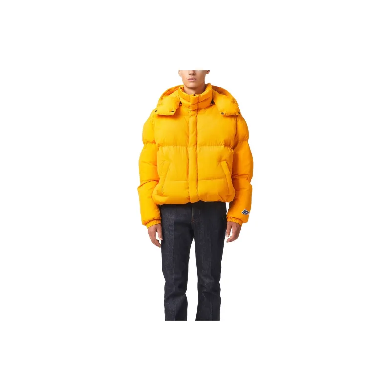 DIESEL Puffer Jacket Men's Yellow-1