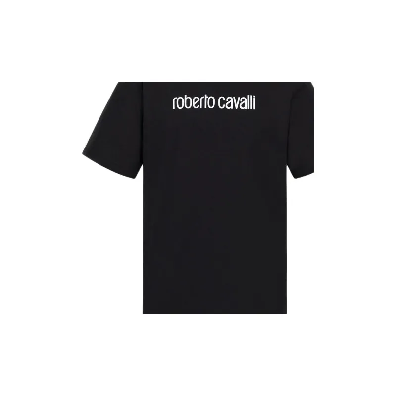 Roberto Cavalli Logo print T shirt-5