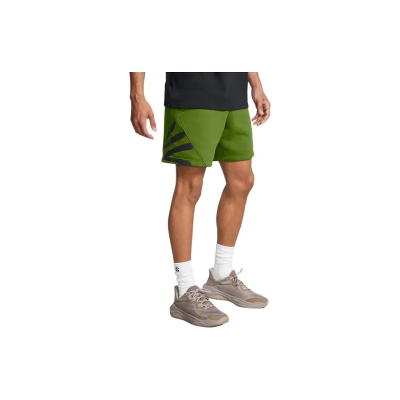 Under Armour Curry Splash Casual Shorts Men's Green-2