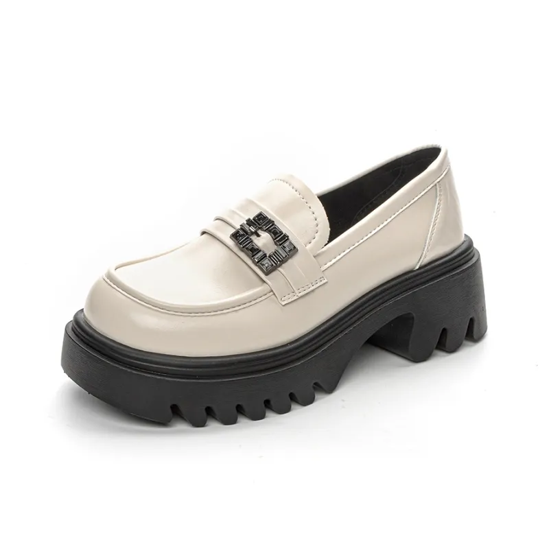 JNLVWA Loafers Women's Black/Beige-7