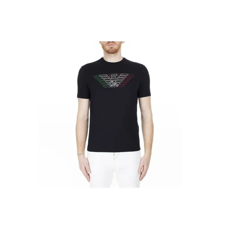 EMPORIO ARMANI T Shirts Men Navy Blue-4