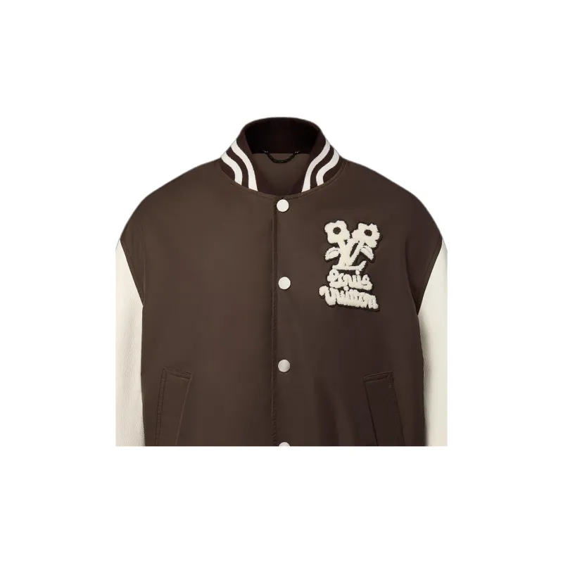 LOUIS VUITTON By Tyler The Creator Embroidered Varsity Jacket-6