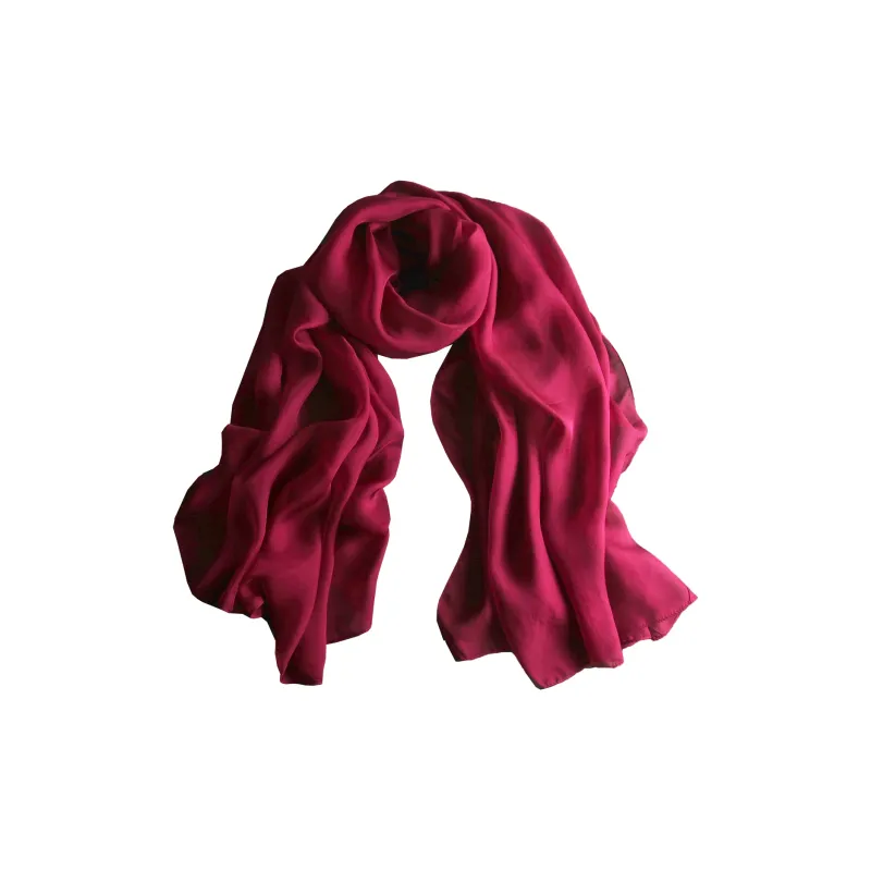 Shanghai Story 100% Mulberry Silk Silk Scarves Women's Dusty Pink Gradient Gift Box Set-15