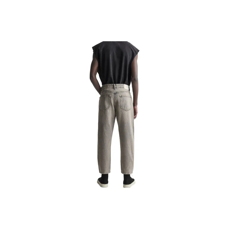 ZARA Jeans Men Gray/Beige-2