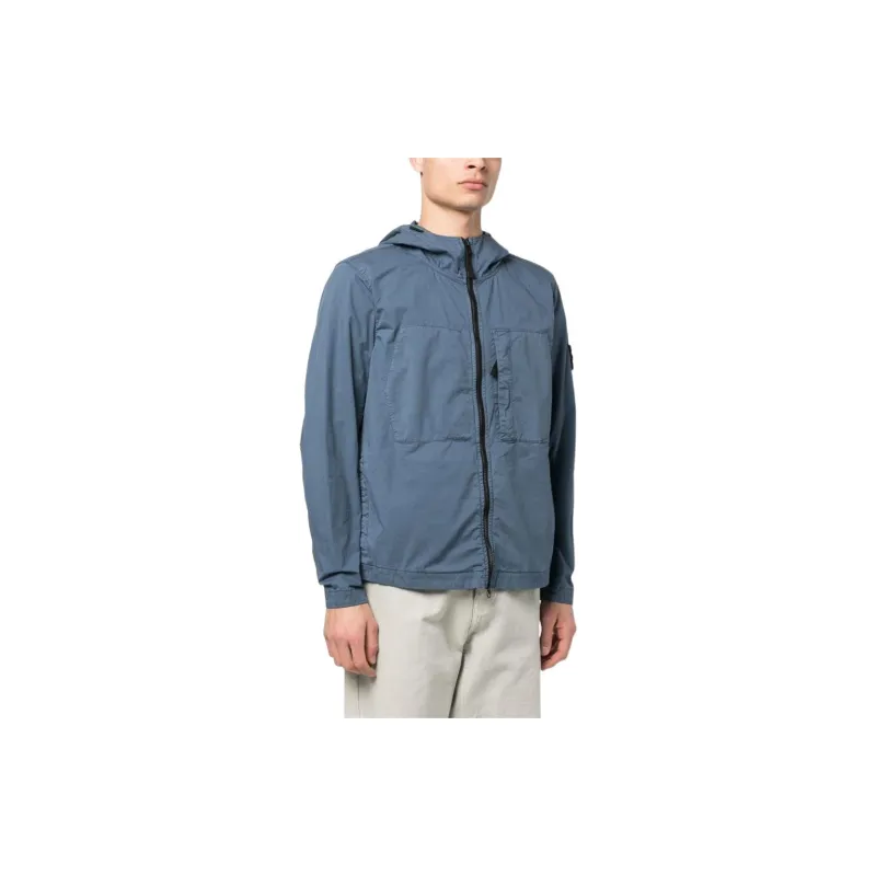 STONE ISLAND Jackets & Coats Men's Gray Blue-3