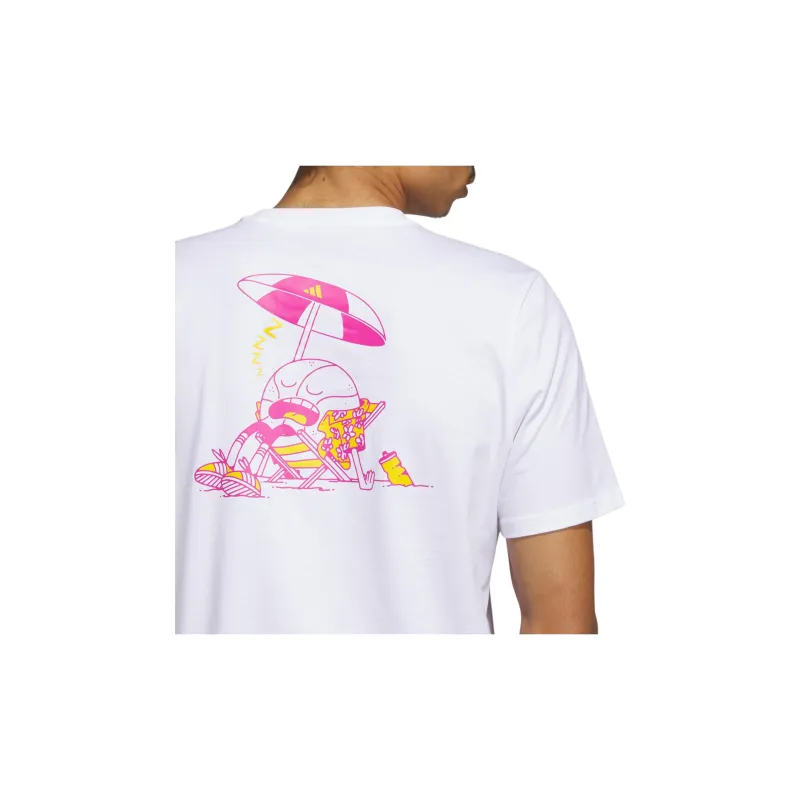Adidas T Shirts Men White-4