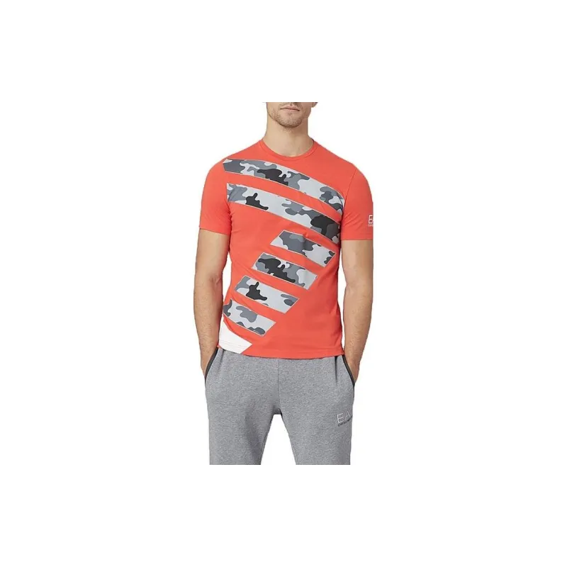 EMPORIO ARMANI T Shirts Men Orange-2