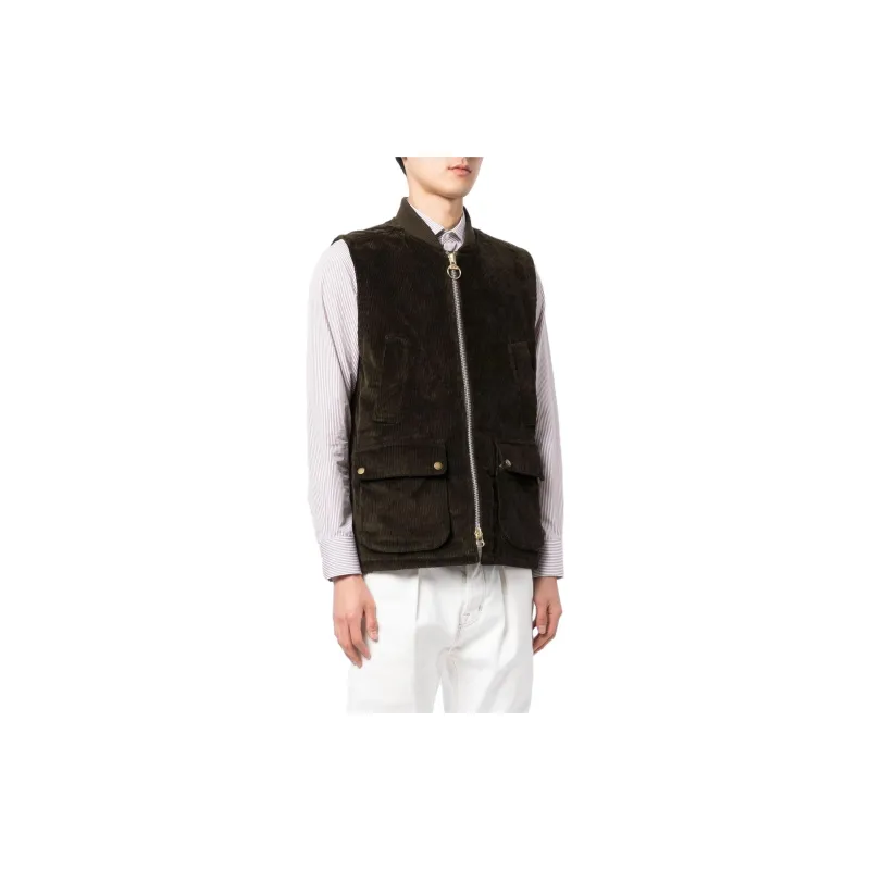 BARBOUR Vests Men Olive Green-1