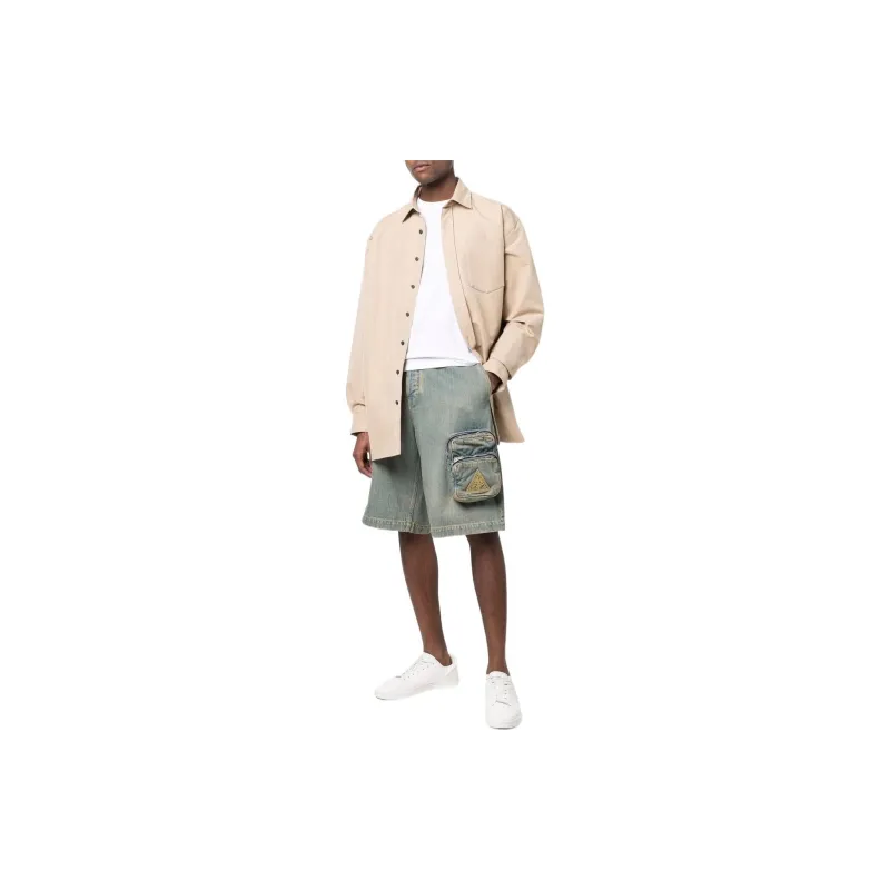 Lanvin SS22 Denim Shorts Men's Blue-1