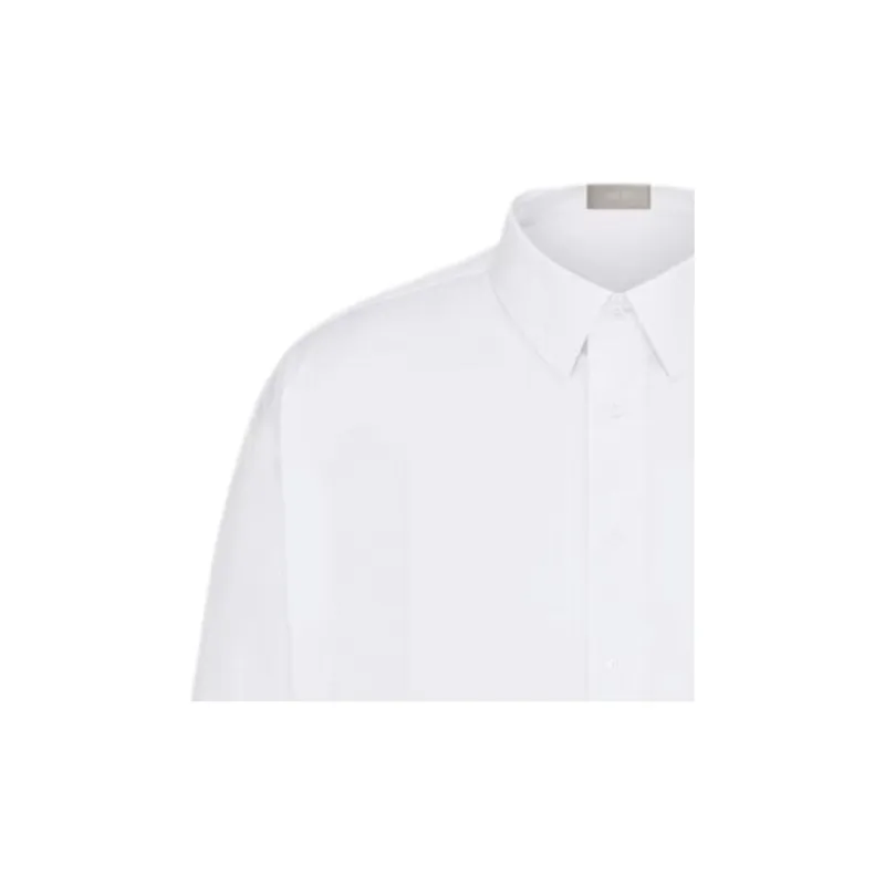 DIOR Buttoned Long Sleeved Poplin Shirt-3