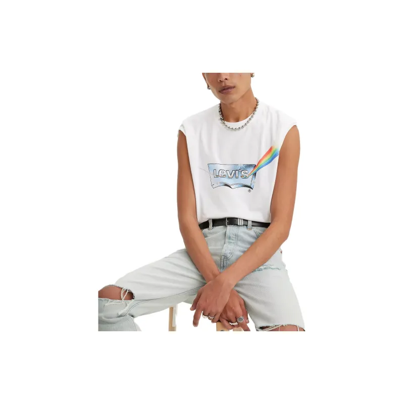 Levis SS23 Rainbow Series T-Shirts Men White-2