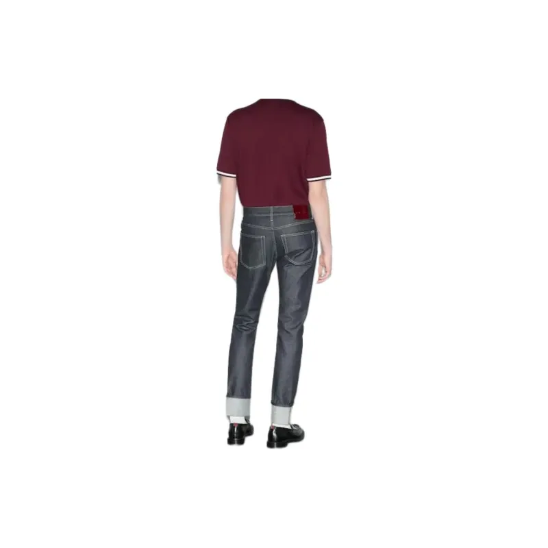 GUCCI Jeans Men Blue-2