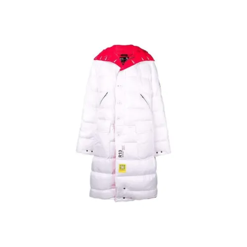 R13 Down Jackets Unisex White