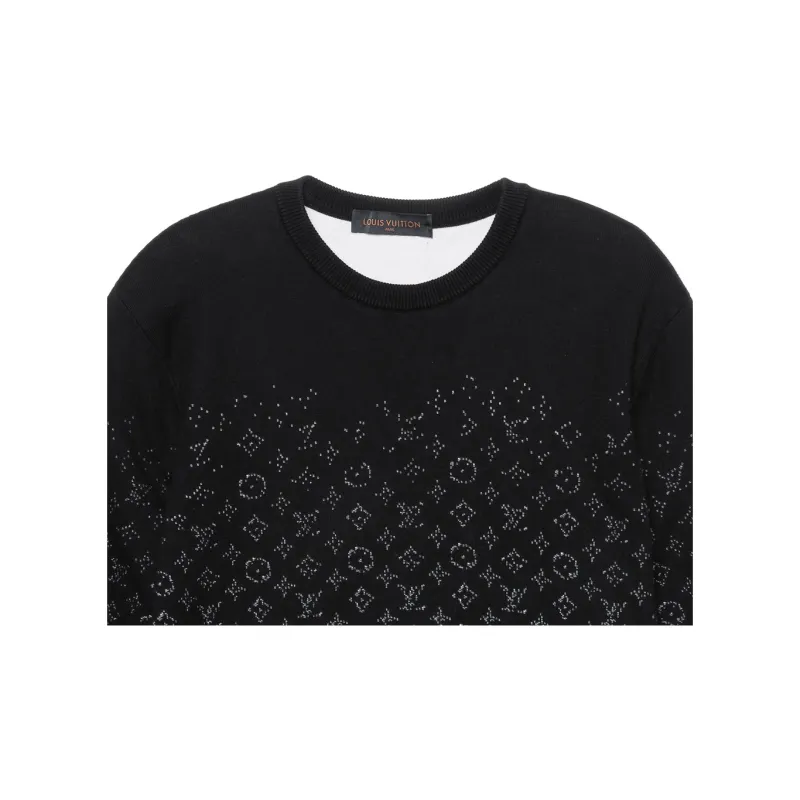 LOUIS VUITTON 1ABIYR Lvse Monogram Degrade Crewneck-2