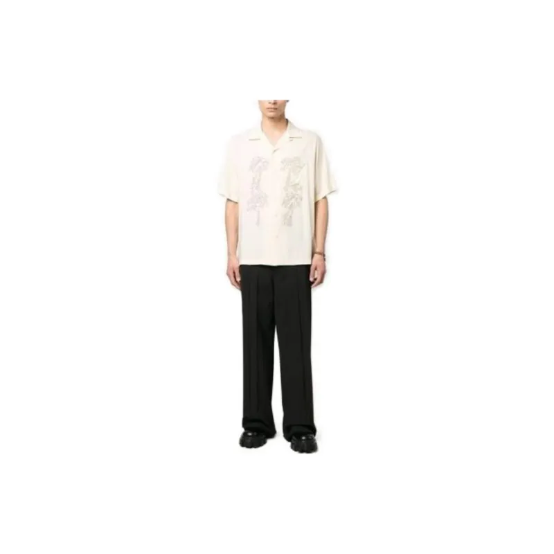 CELINE Hawaiian Button Up Short Sleeved Shirt-1
